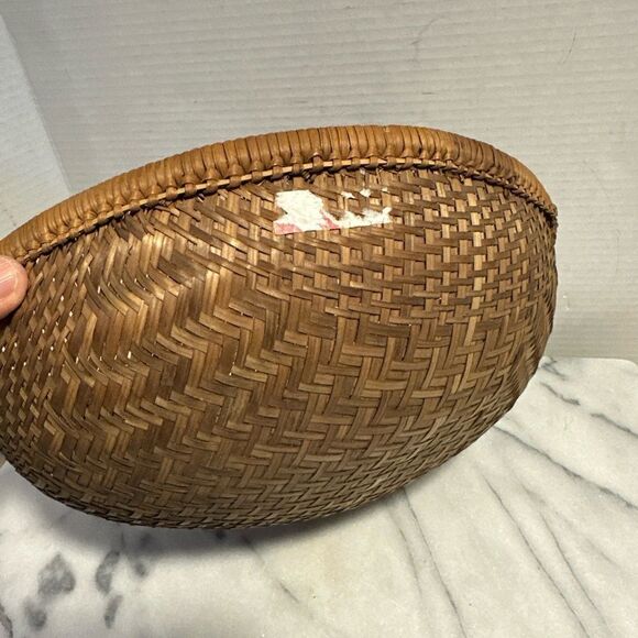Vintage utility basket hand made Boho fruit/ bread/veggie all purpose basket - Picture 5 of 12